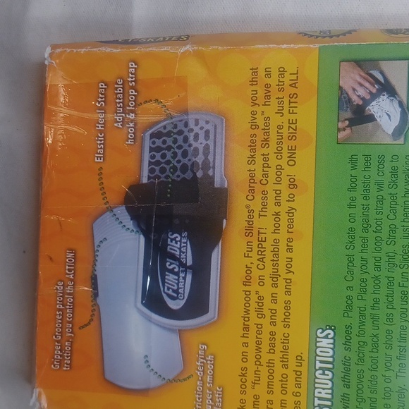 Fun slides Carpet skates vintage new in box - Picture 10 of 11